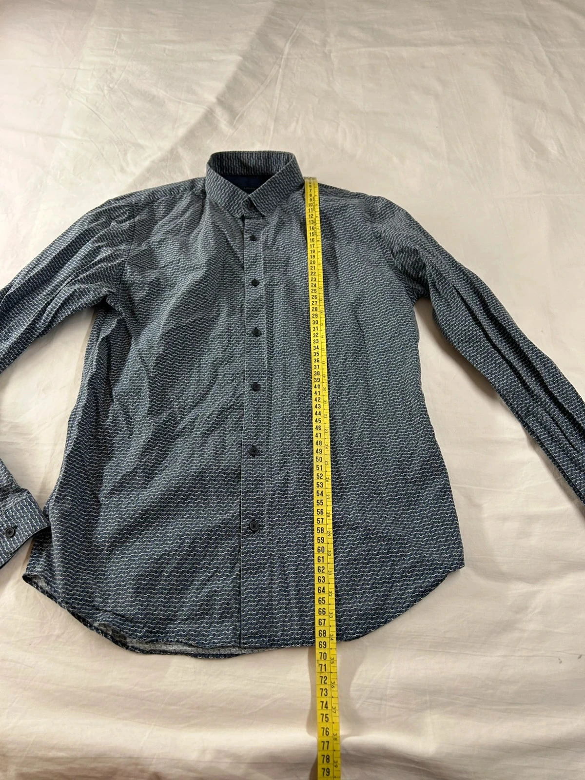 Camisa com estampa preto e cinza ikks vintage – photo 9